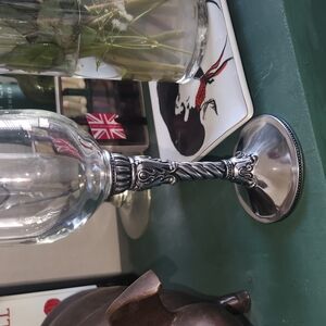 Sophisticated Silver Crystal Stemware for Upscale Dining